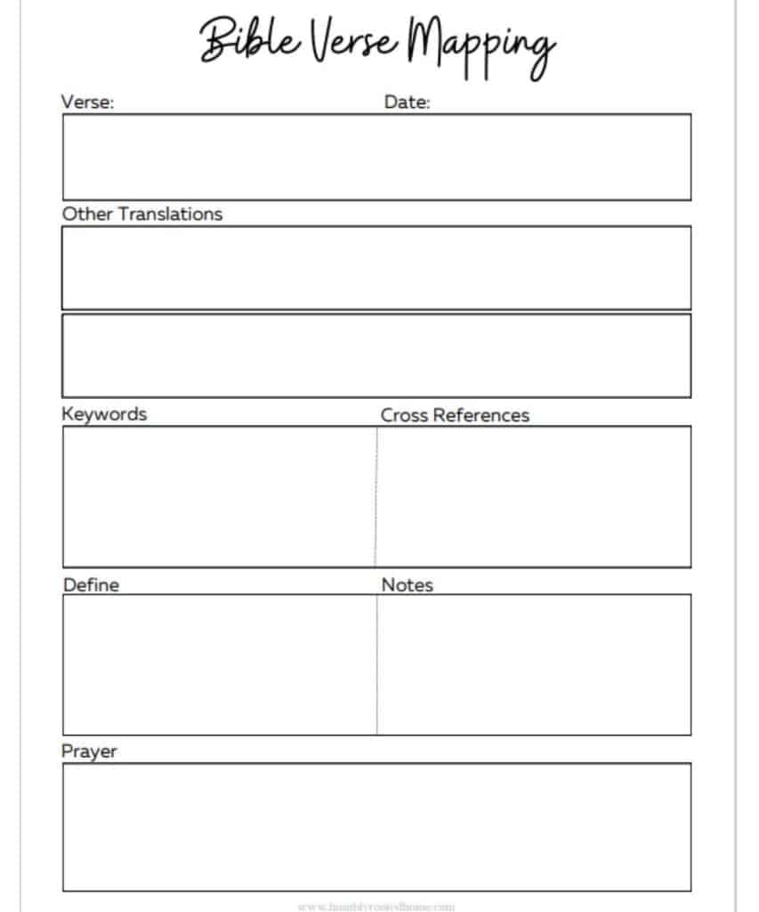 5 free printable bible study worksheets for christian women!